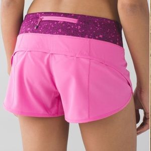 Lululemon speed short Pink paradise